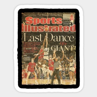 COVER SPORT - SPORT ILLUSTRATED - LAST DANCE Sticker